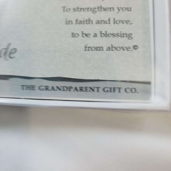 The Grandparent Gift Co. Angel Ornament Confirmation Gift Silver Blessed New - Picture 6 of 10